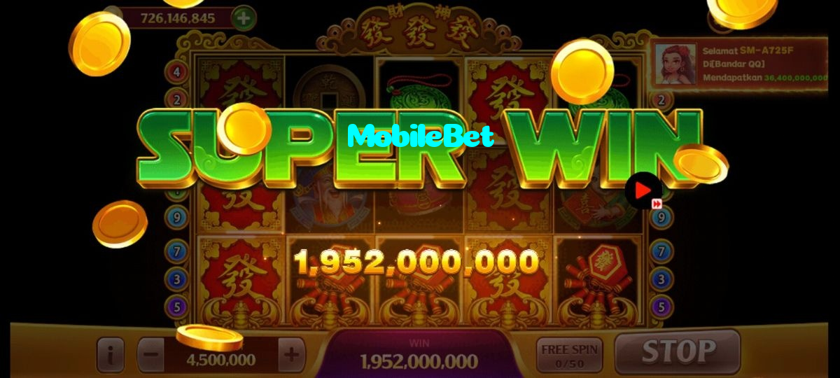 MobileBet casino presented on mobile device in Pakistan with slots and live games
